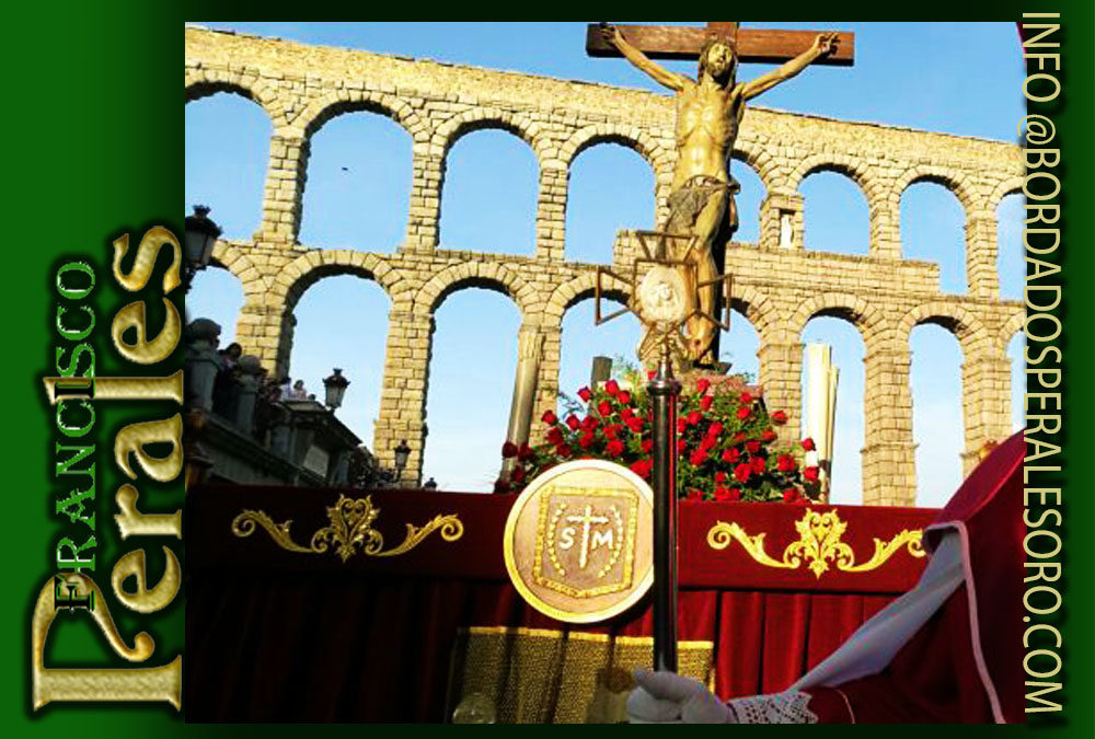 Faldón  para la Hermandad del el Santísimo Cristo en su última Palabra de Segovia.